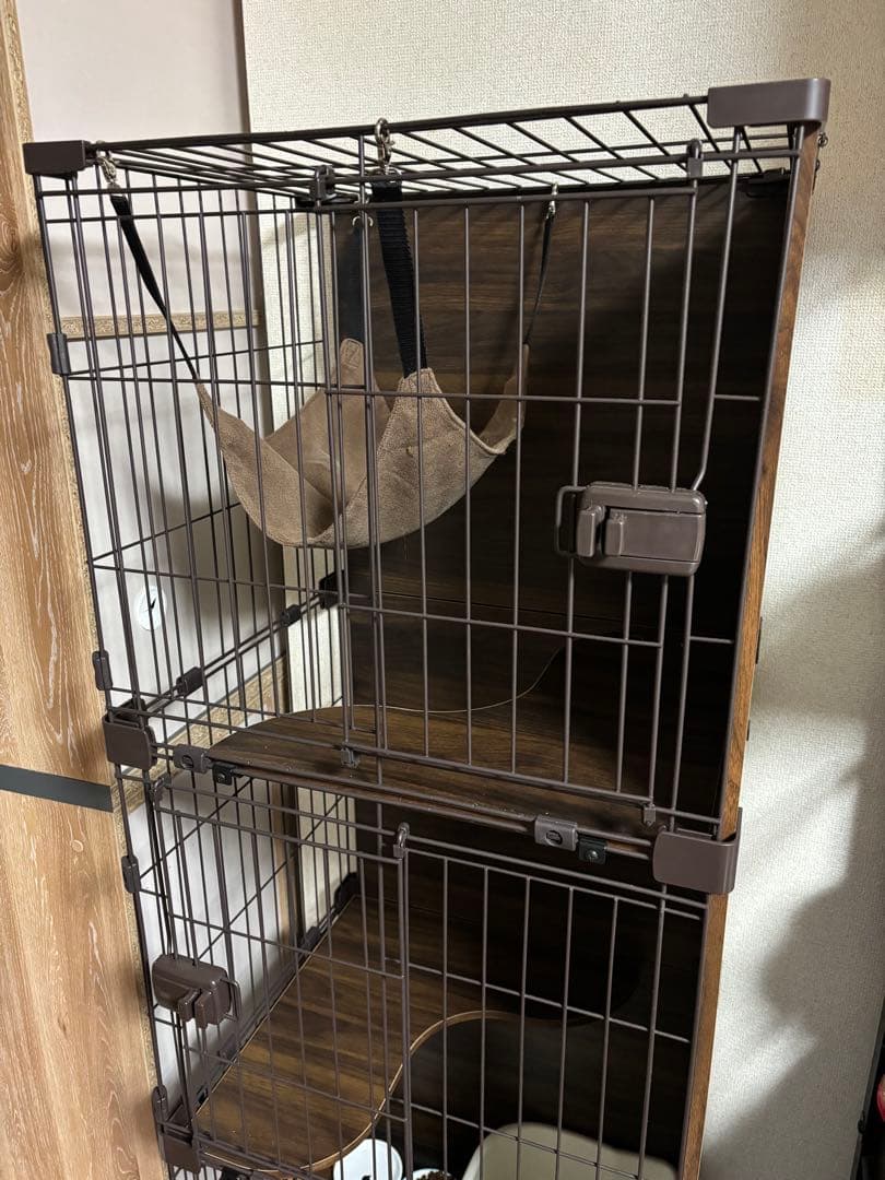 ブ*！様 IRIS 3段キャットケージ 57.5×50.5×161cm アイリス IRIS OHYAMA（