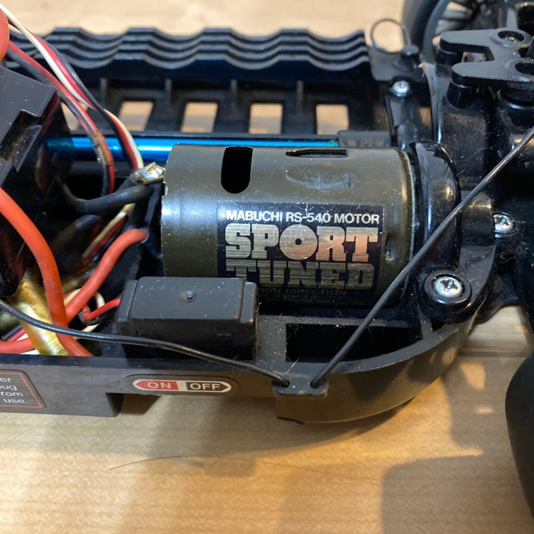 タミヤ ラジコン TT01 シャーシ アンプ サーボ モーター 受信機 セット