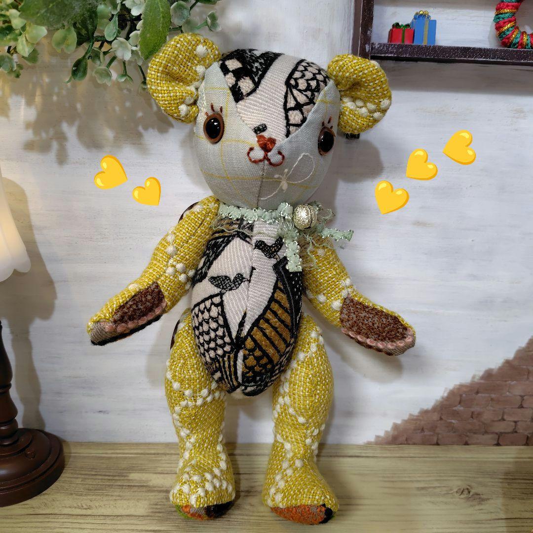 ミナペルホネン＊ハンドメイド＊ぬいぐるみ＊テディベア＊58 ミナ