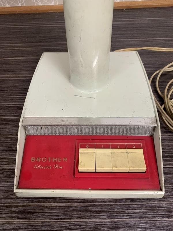 BROTHER ブラザー F30-223 扇風機 ピンク赤レッド 昭和レトロ