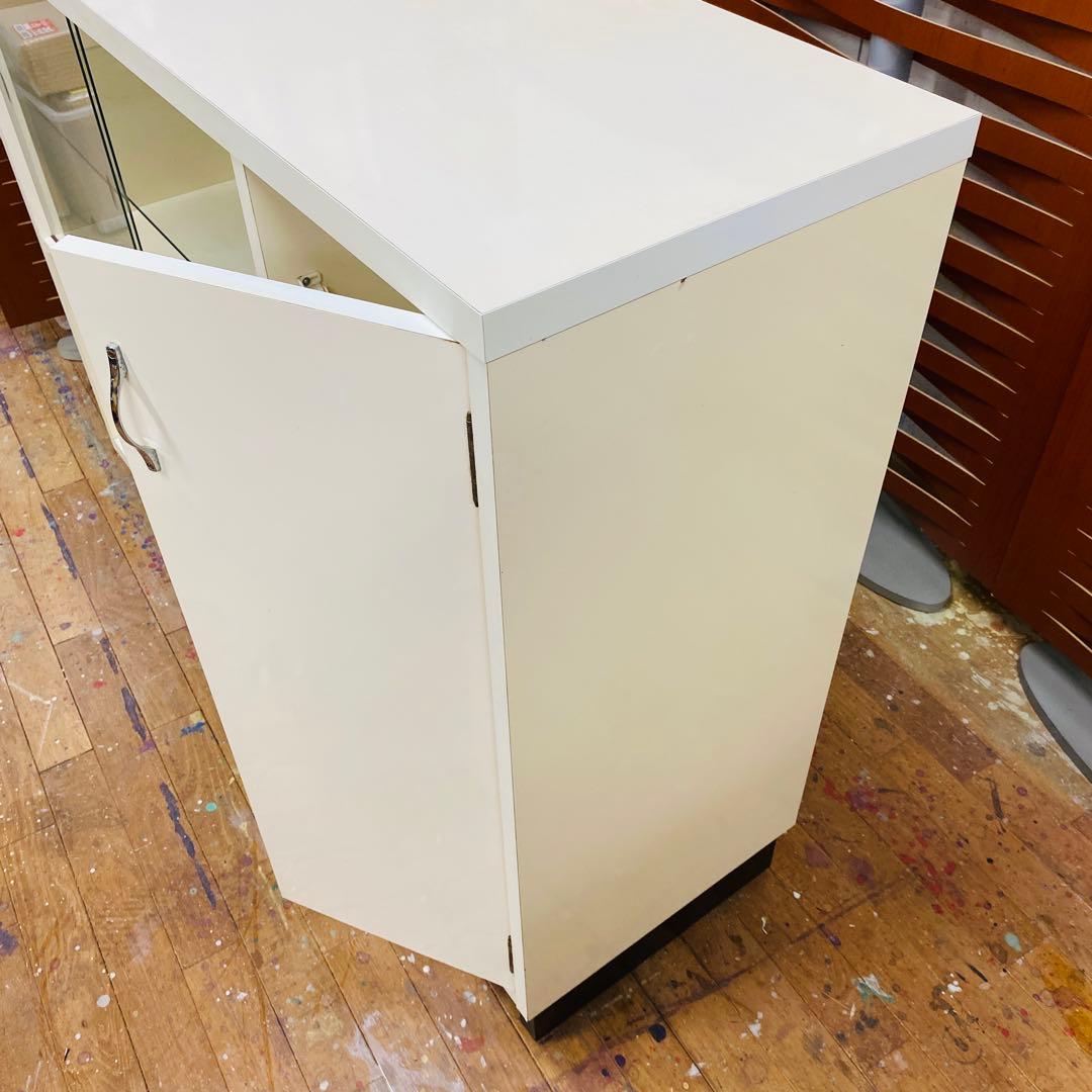 ショーケース 店舗什器 ディスプレイ 展示棚 飾り棚 店舗用レジ台 昭和