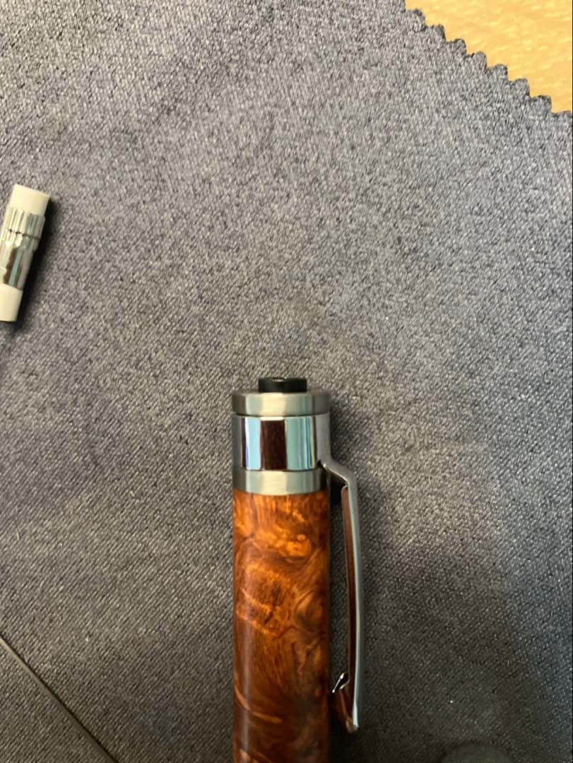 工房楔花梨瘤ペンシル楔　花梨こぶ杢　MP 工房楔