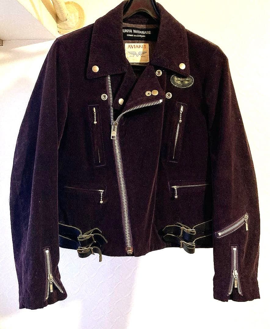 希少JUNYA WATANABE MAN×Lewis Leathersライダース