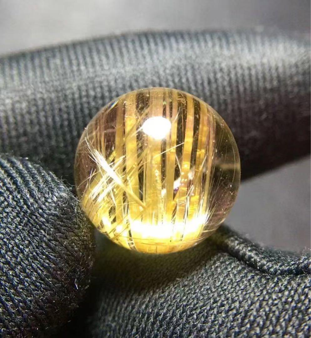 ⭐︎【天然】タイチンクオーツ 丸玉 14mm