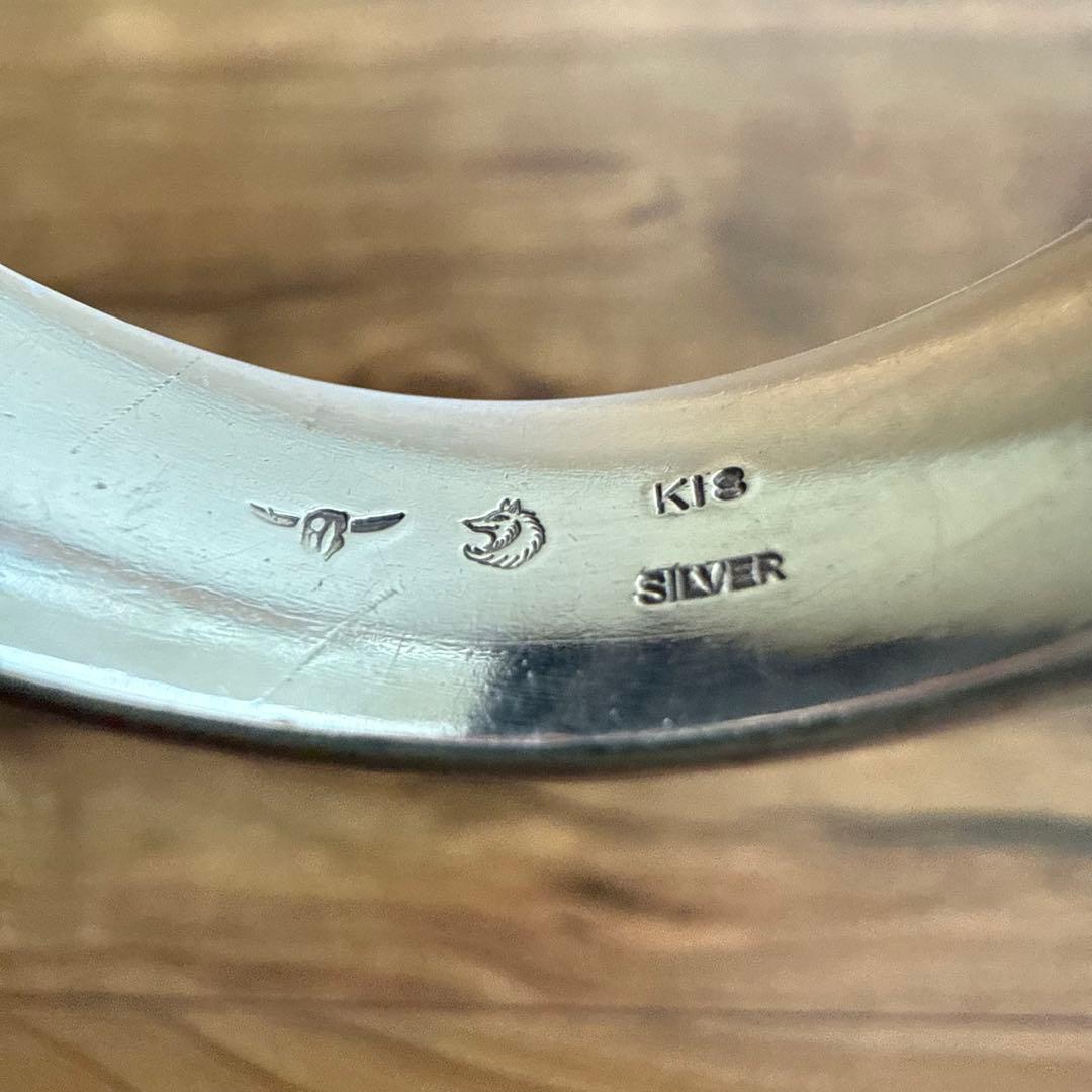 tady&king 平打ちバングルGPウルフ Lサイズ