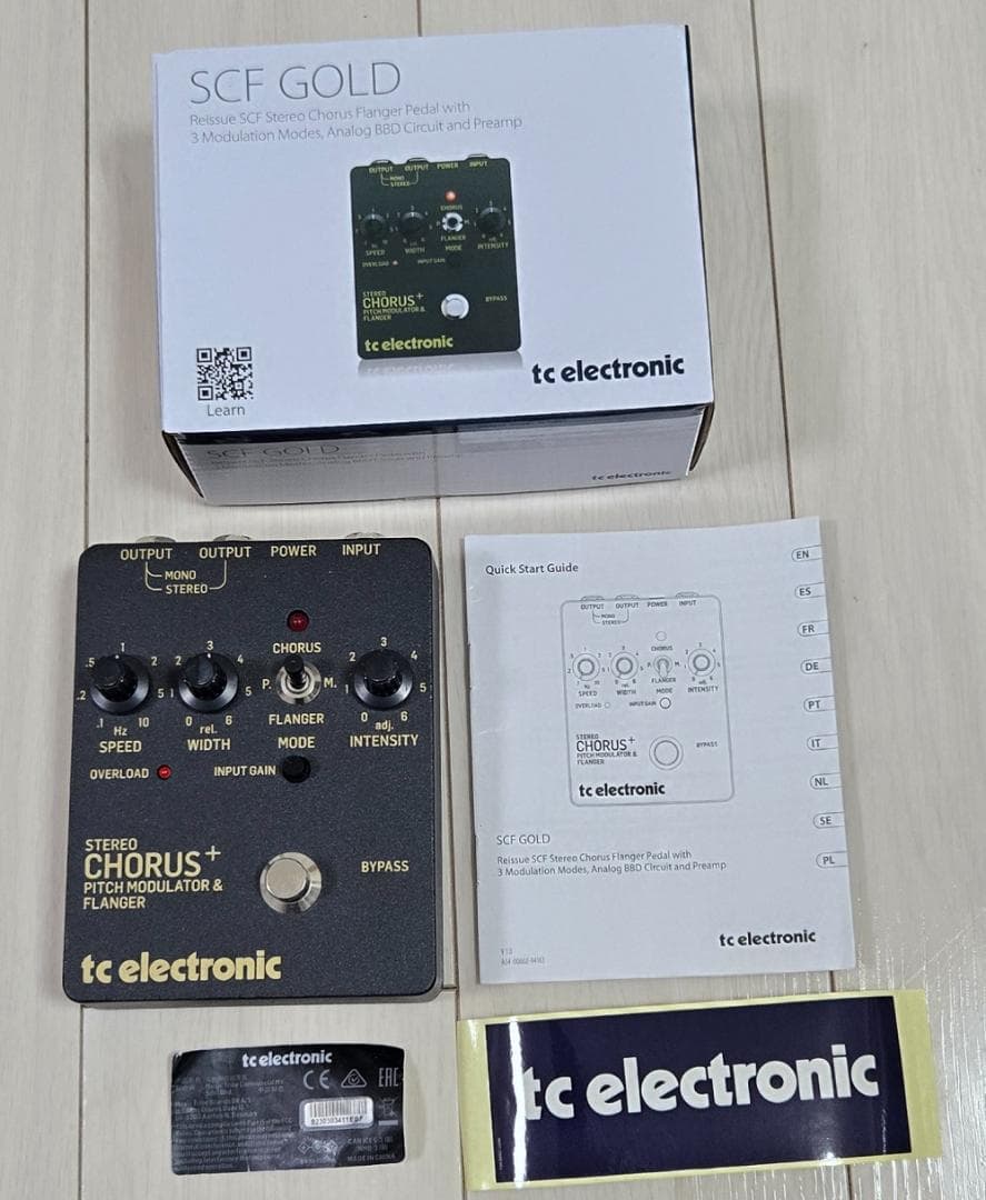 美品 tc electronic SCF GOLD／STEREO CHORUS TC Electronic | Product | SCF GOLD SE