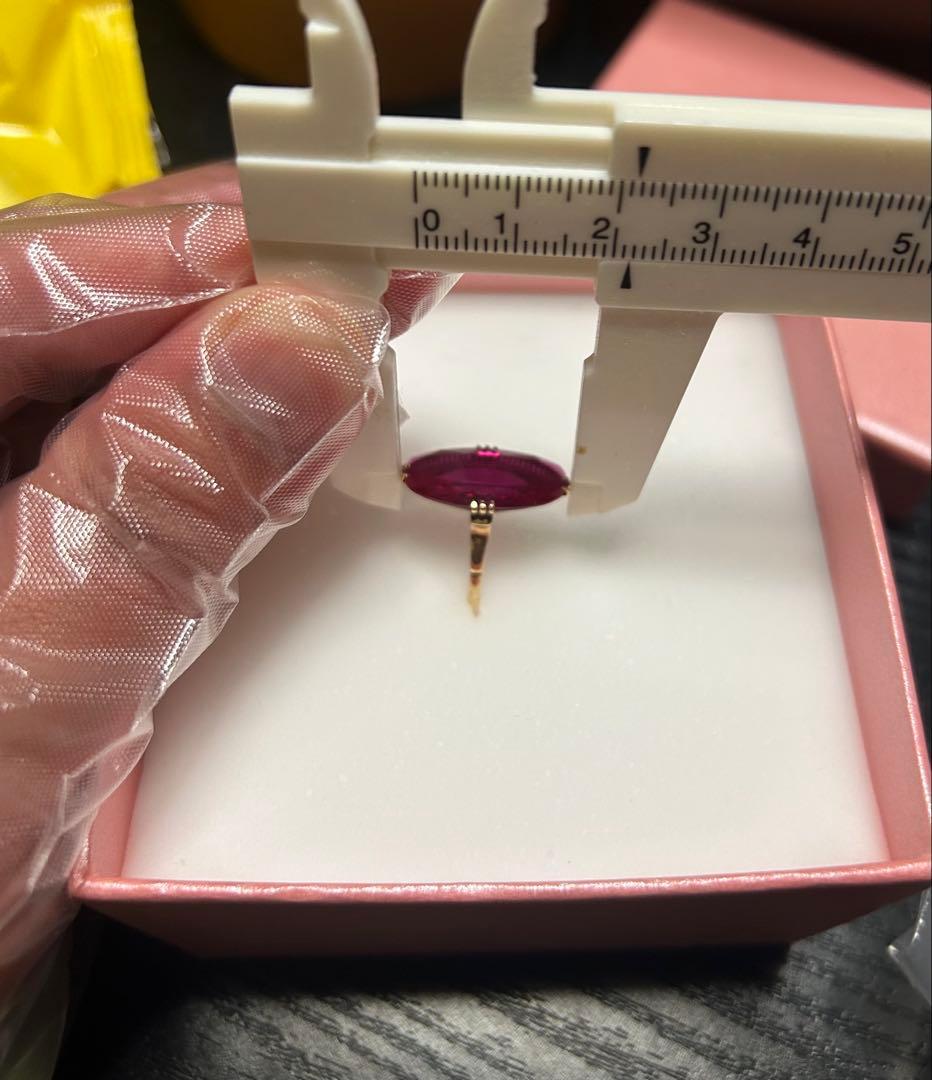 K18 ルビー 指輪 リング