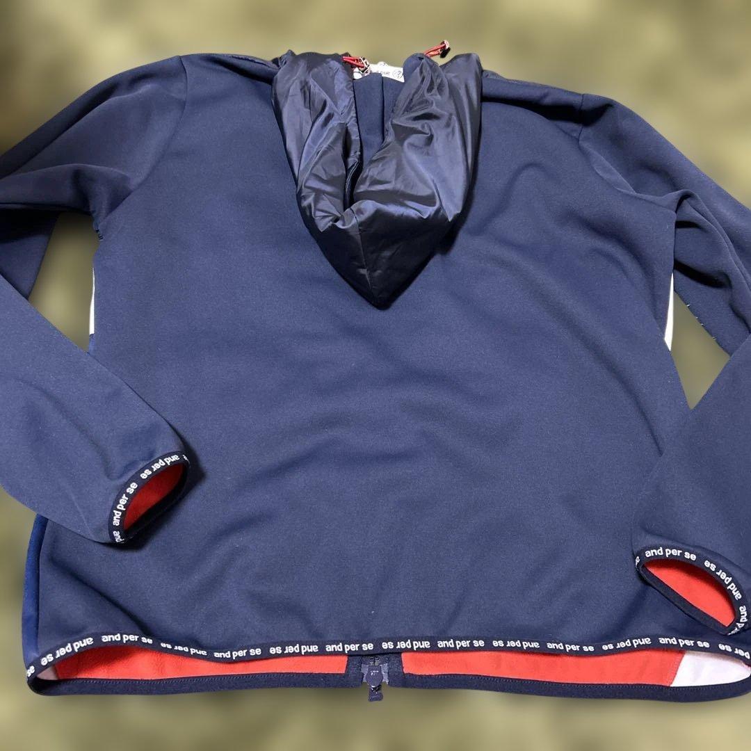 and per se アンパスィ フーディ パーカーブルゾン