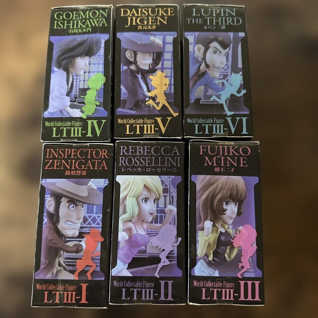 ルパン三世　ワールドコレクタブルフィギュア　全6種類