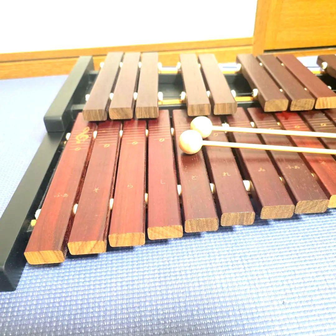 426】ゼンオン シロフォン 木琴 ZX-32P 32音 マレット（バチ）付