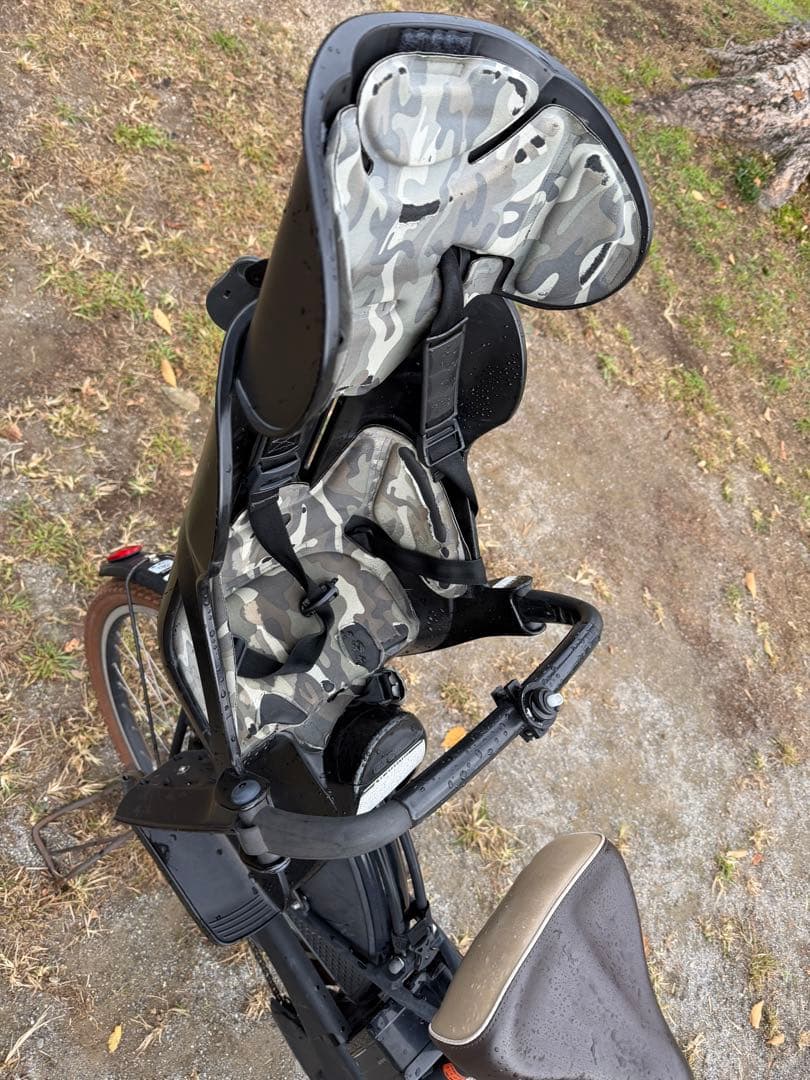 電動アシスト自転車 チャイルドシート付き ブラック