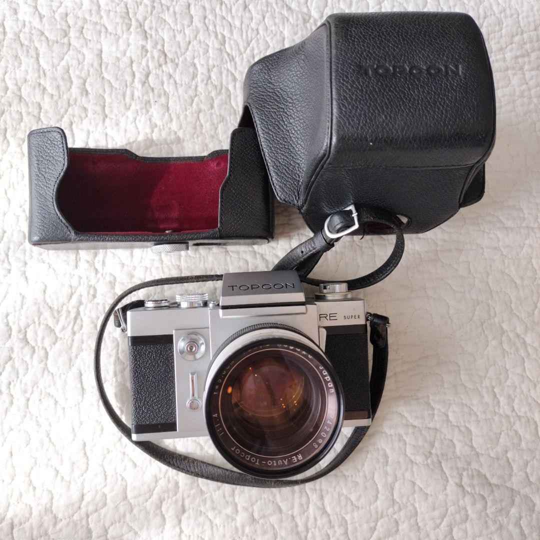 年代物 TOPCON RE SUPER トプコン RE スーパー カメラ ケース - メルカリ