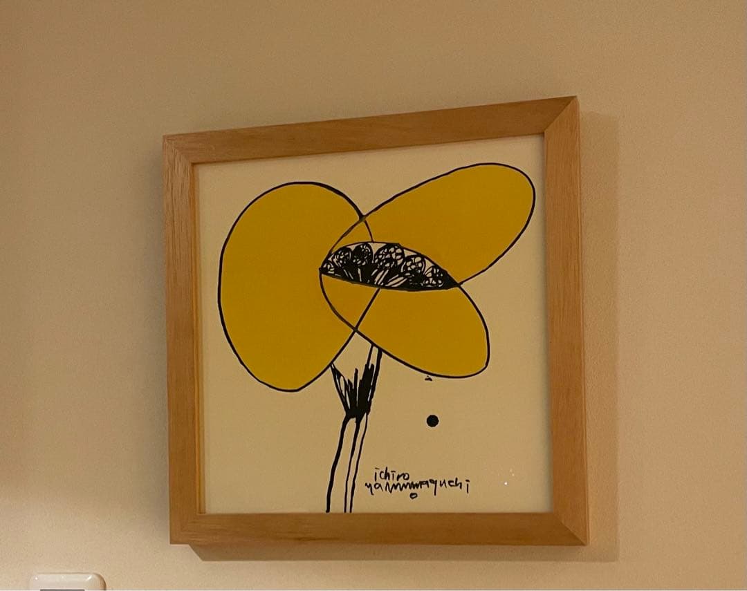 IDEE 山口一郎 HANA yellow no.1 山口一郎 yellow IDEE 「HANA-head