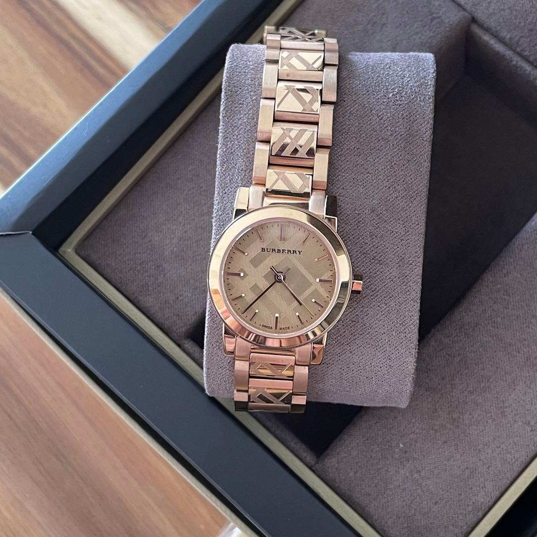 お値下げ早い者勝ち！ BURBERRY ローズゴールド 腕時計