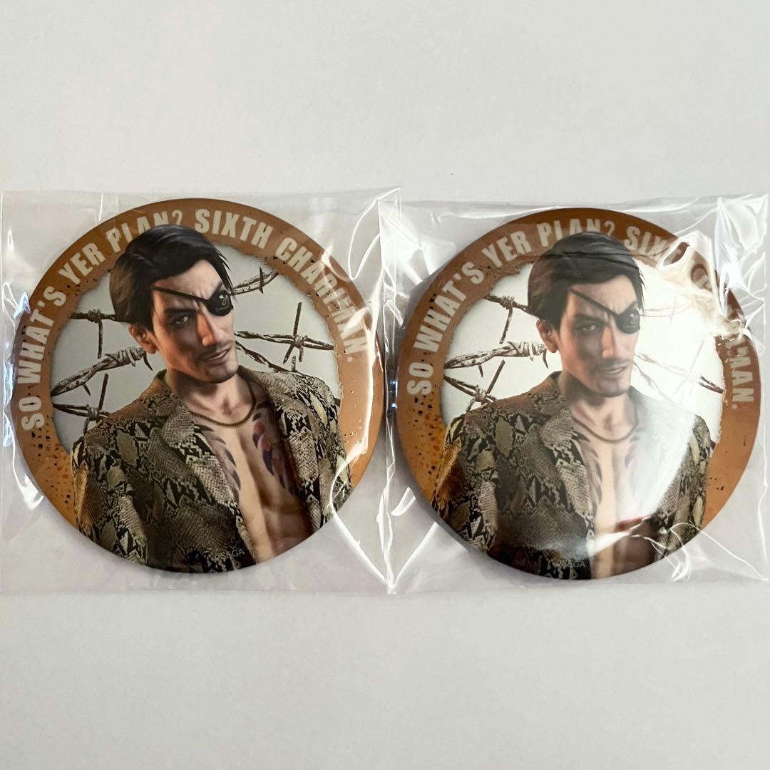 セガ ラッキーくじ 龍が如く 真島吾朗 缶バッジ - メルカリ