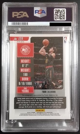 その他 TRAE YOUNG ROOKIE TICKET AUTO HOLO PSA 9