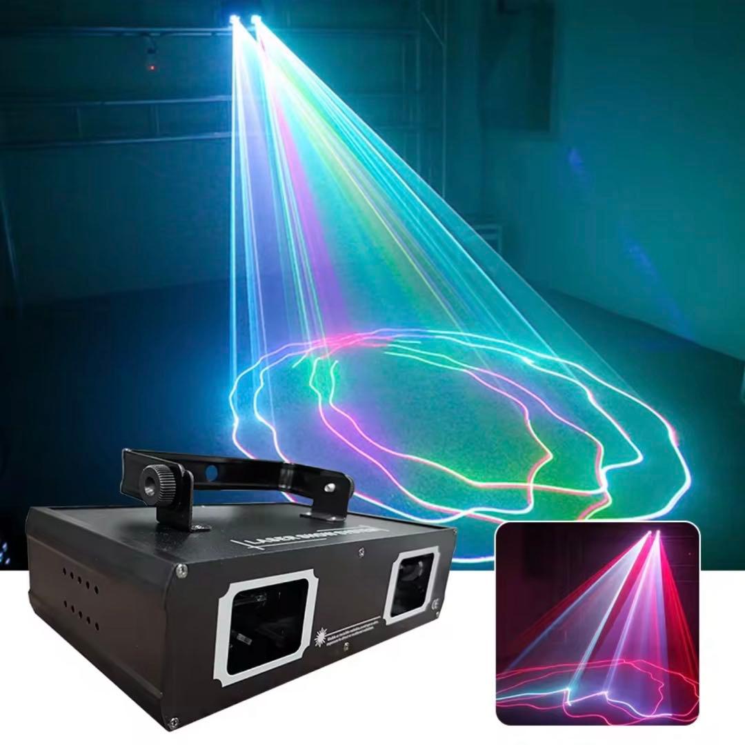 ステージライト ビーム2束+エフェクト 25パターン DMX512制御対応 ステージライト ビーム2束+エフェクト 25パターン DMX512制御対応