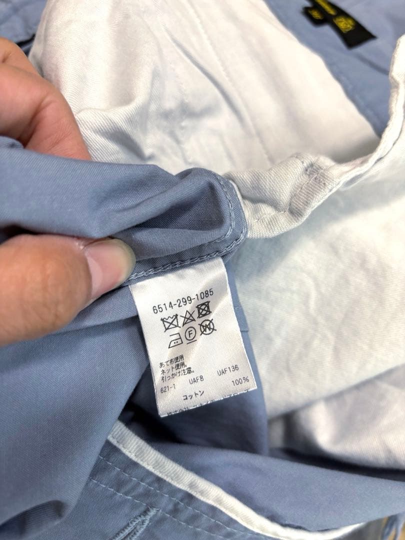 りんドゥロワー　カーゴパンツ　ブルーグレー 36 コットン