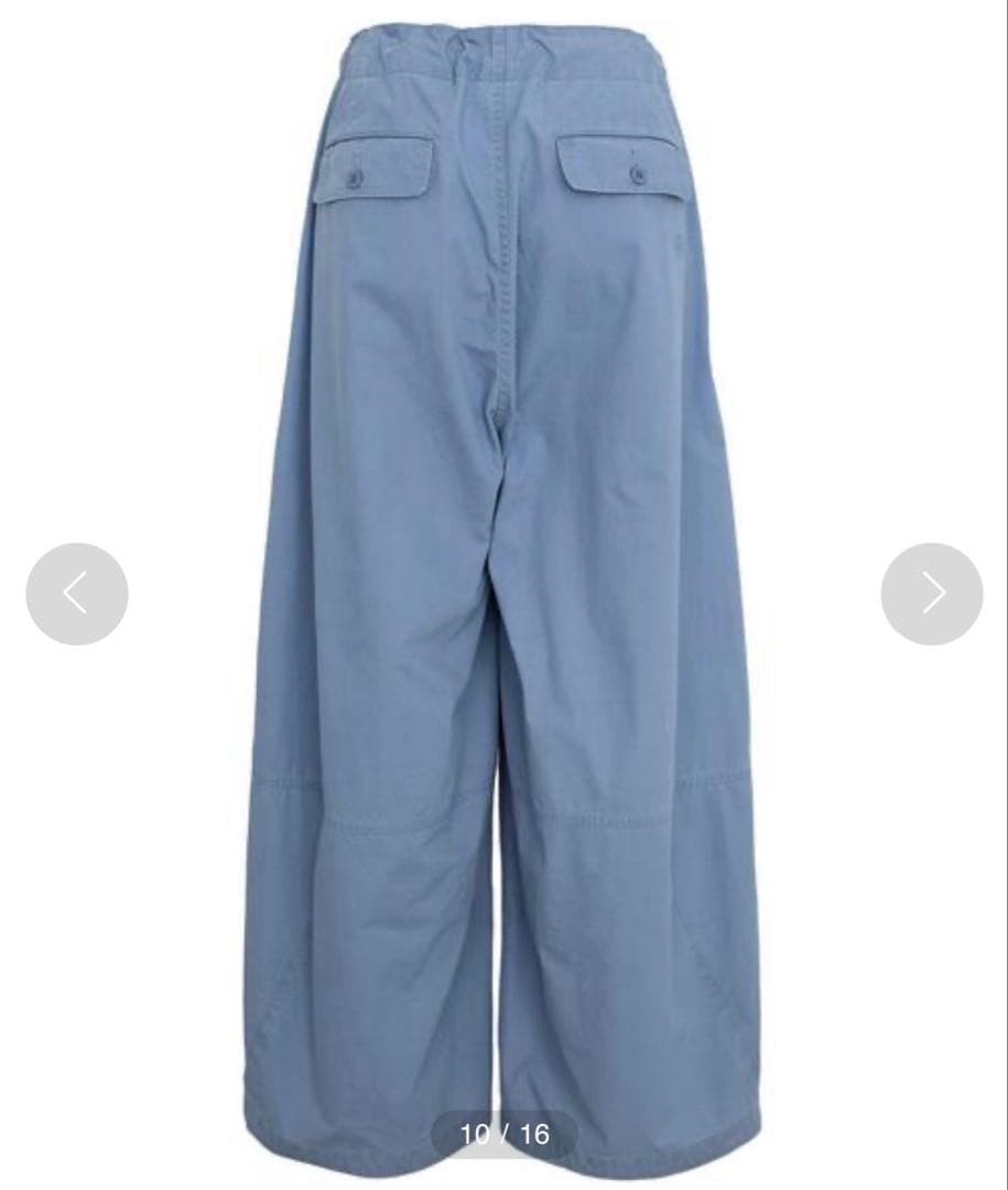 りんドゥロワー　カーゴパンツ　ブルーグレー 36 コットン