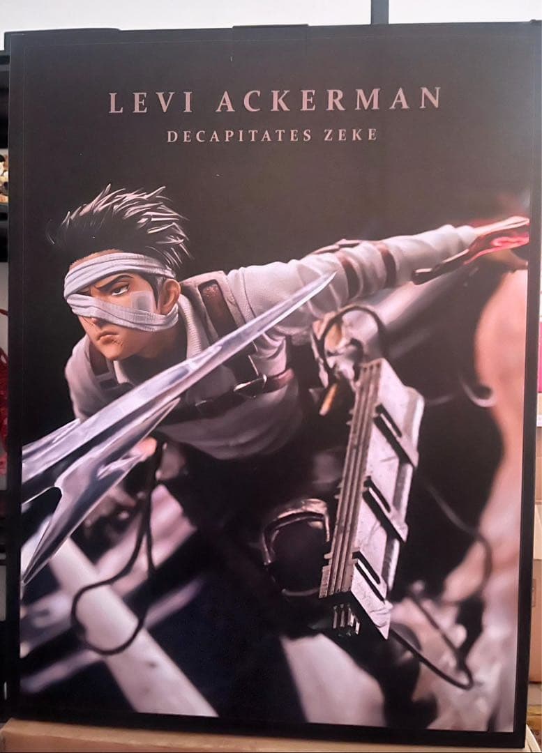 進撃の巨人 調査兵団 兵長 リヴァイ ガレージキット フィギュア 塗装済み