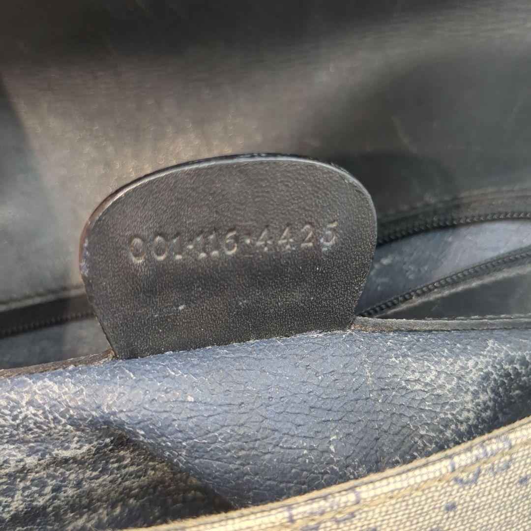 希少 OLD GUCCI マイクロ　GG ネイビー　金具