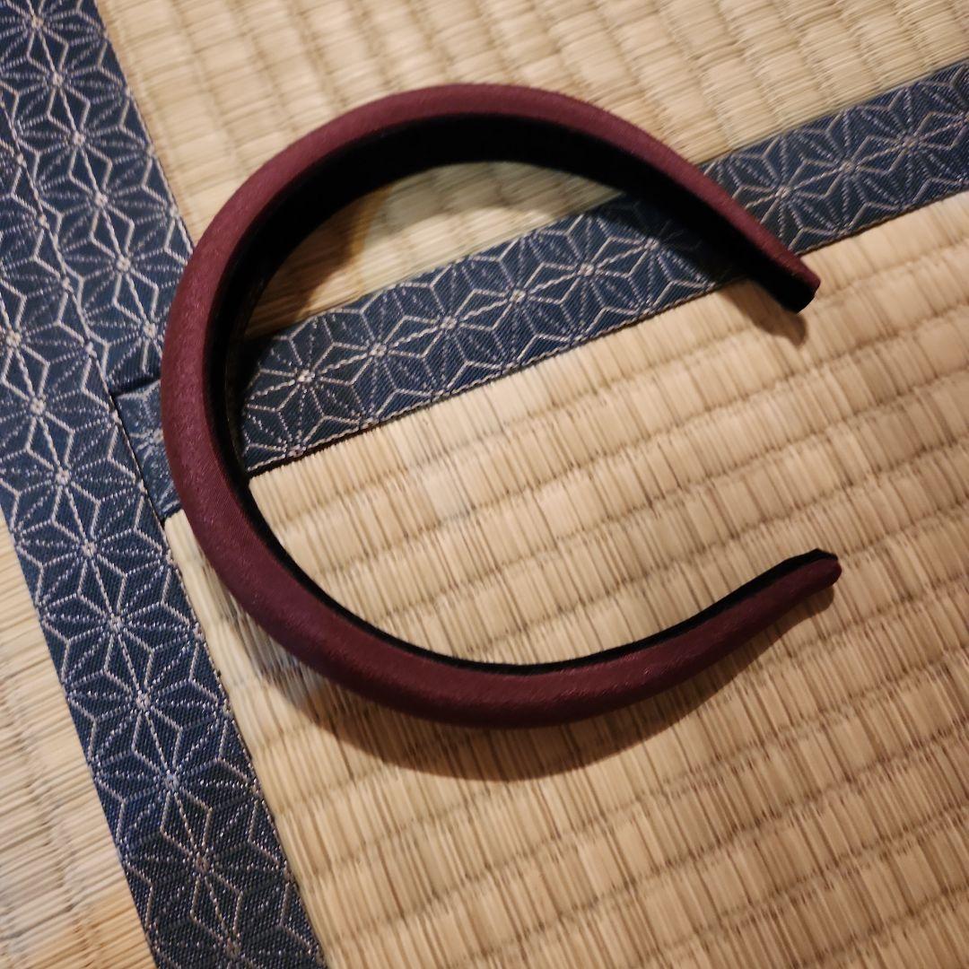 ALEXANDRE DE PARIS バーガンディ ヘアバンド｜ALEXANDRE DE PARIS