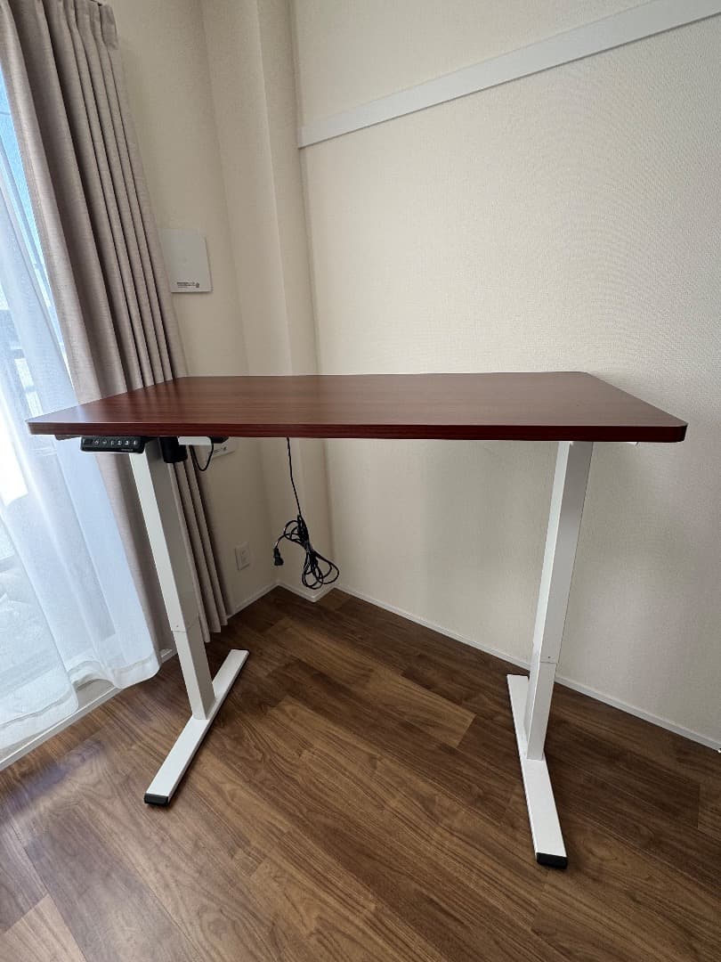 FLEXISPOT EF1 マホガニー 120×60 電動昇降デスク