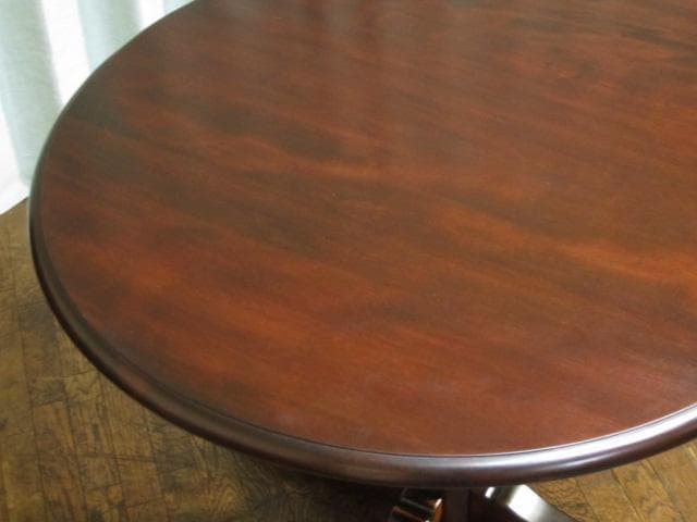 松本民芸家具 ミズメザクラ 無垢材 A型 丸テーブル ダイニングテーブル 円卓