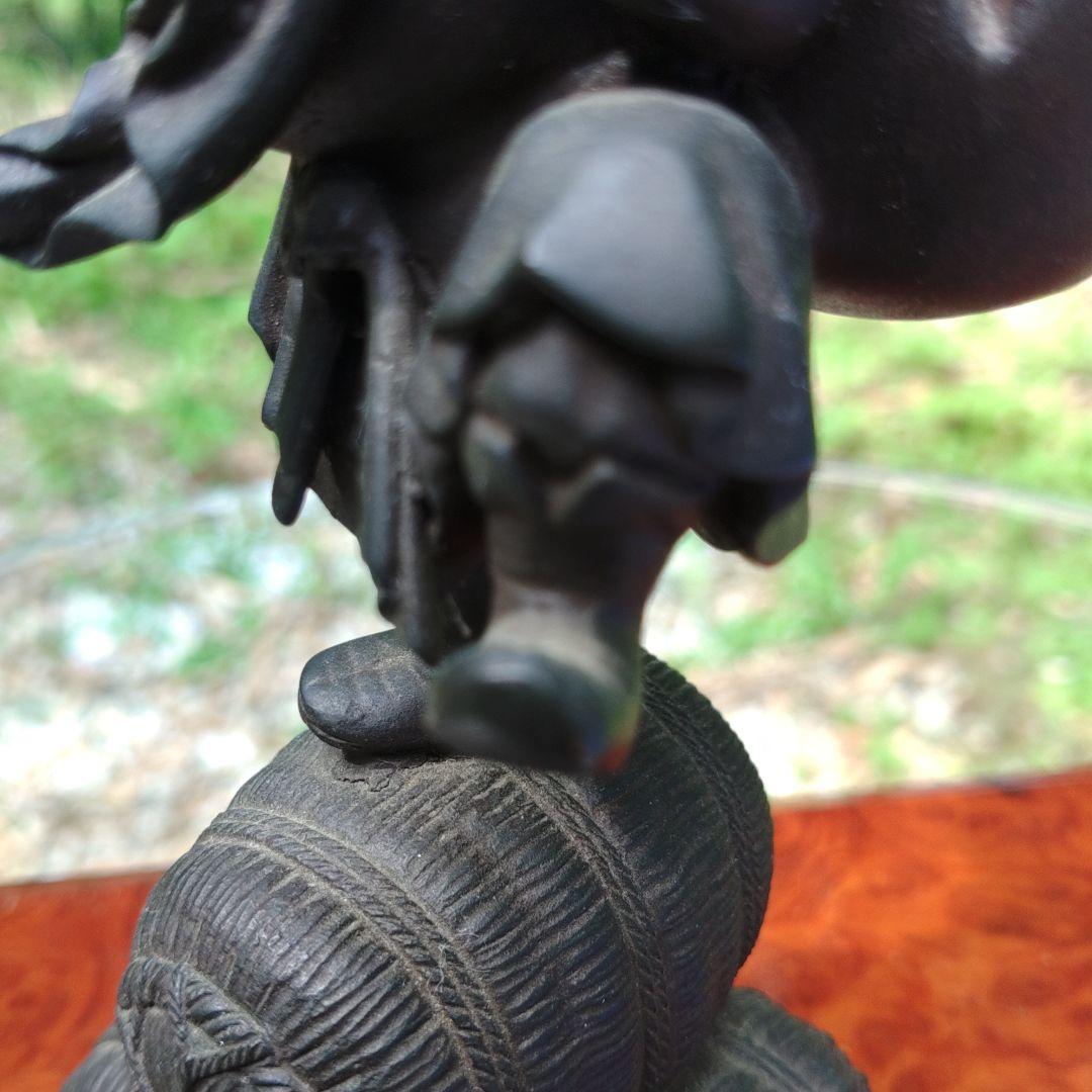 アンティーク 銅鋳物 大黒天像