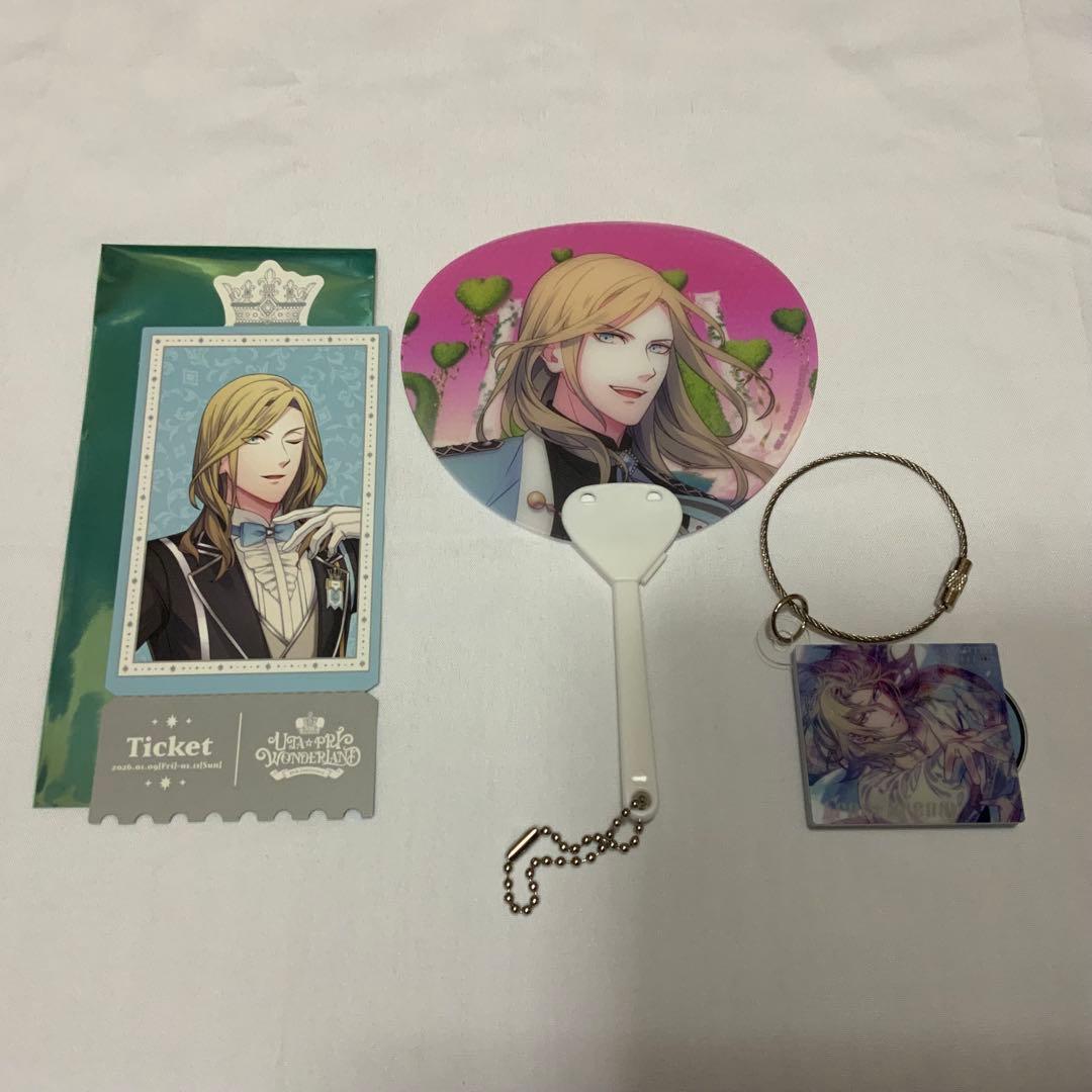 うたプリ 特典 チケット風カード ミニクリアうちわ アクリルキーリング