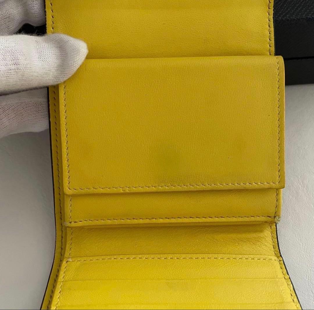 最終値下げ CELINE セリーヌ 三つ折り財布 バイカラー マルチファクション