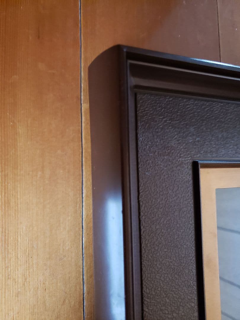 文化刺繍　松鳩文化刺繍　完成品　額付き　高級文化刺繍　絵画　ハンドメイド　箱あり