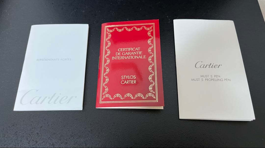 【極美品　未使用】Cartier マストドゥ　カルティエ　ゴールドボールペン
