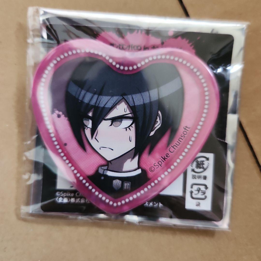 ダンガンロンパ なぞともカフェ ナンジャ テレ顔ハート 絶望缶バッジ 最原終一