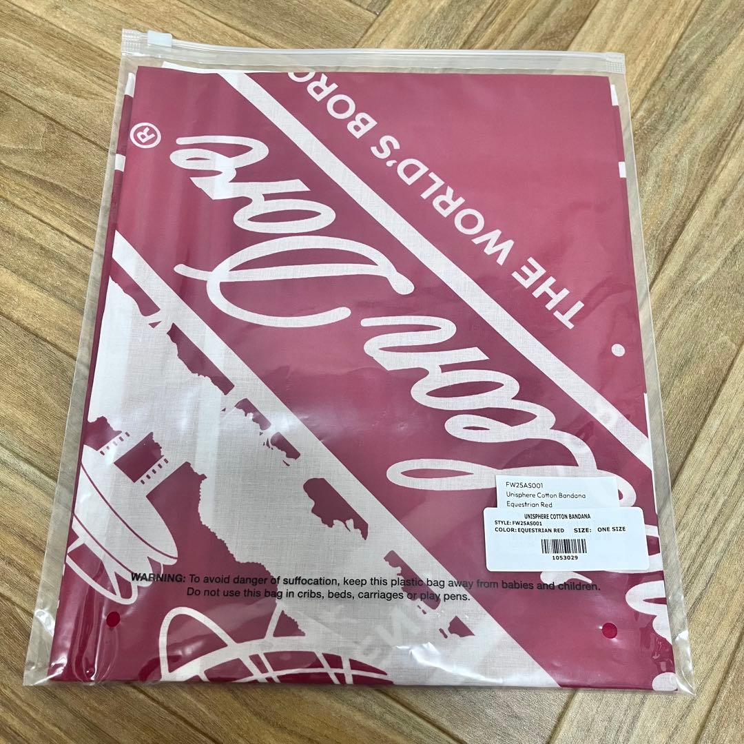 新品　AIME LEON DORE Unisphere Bandana 赤