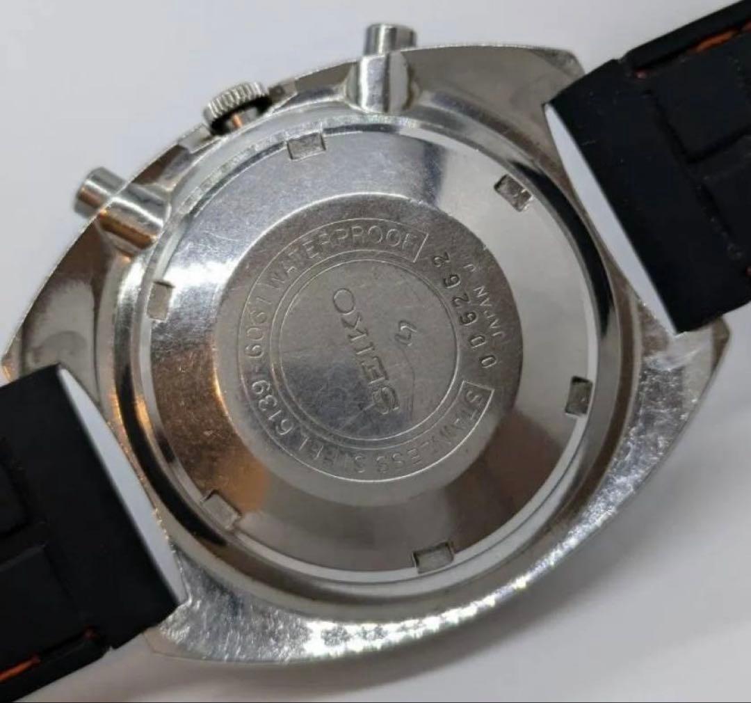 稼働 セイコー5スポーツ スピードタイマー 6139-6031 AT デイデイト