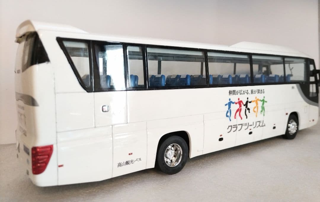 1/32 クラブツーリズム仕様 滋賀観光バス(いすゞガーラSHD)素人組立品