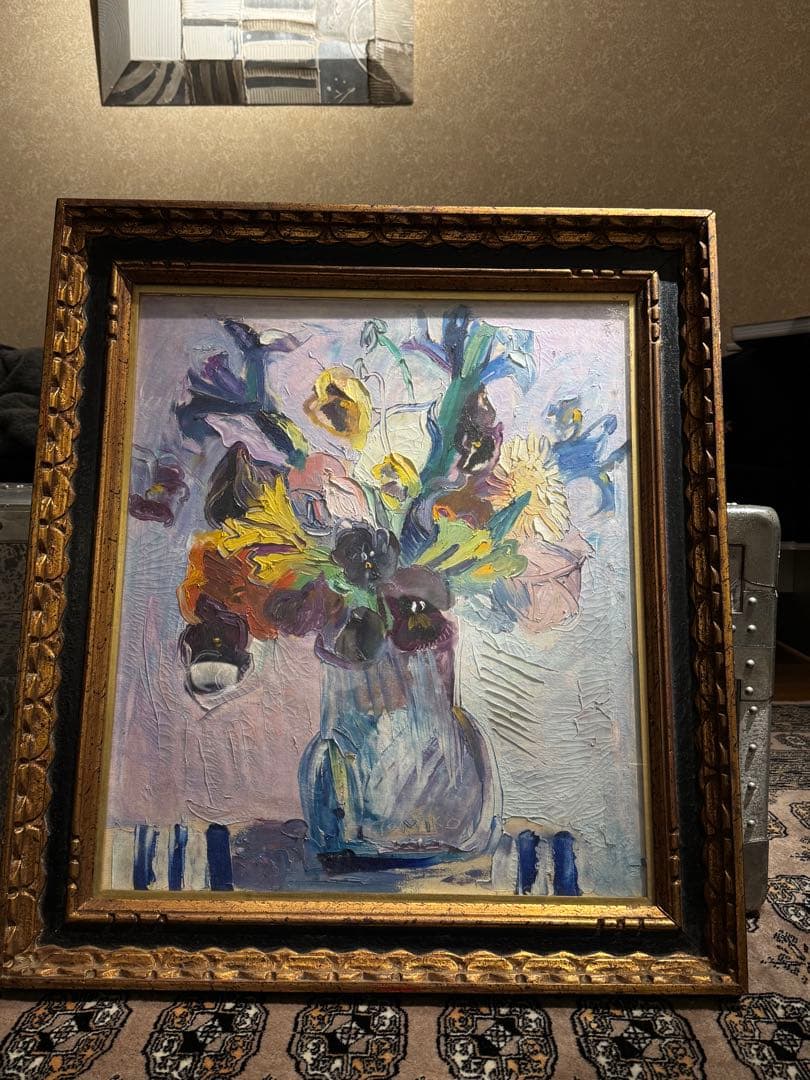 USED / 花いろいろ 油絵　90s