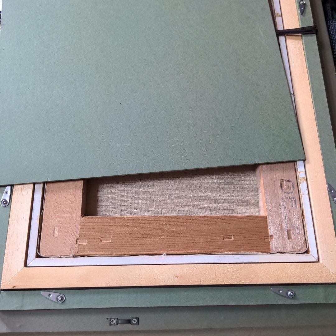 【最終価格】 洋画家　進　徹先生　４号油絵　　ストールの少女