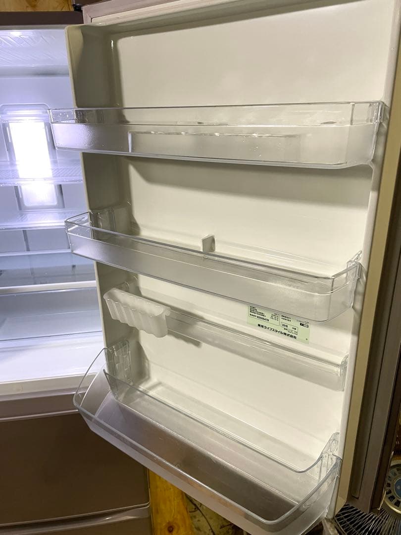 TOSHIBA 2015年製ノンフロン冷蔵庫（375L）　大型