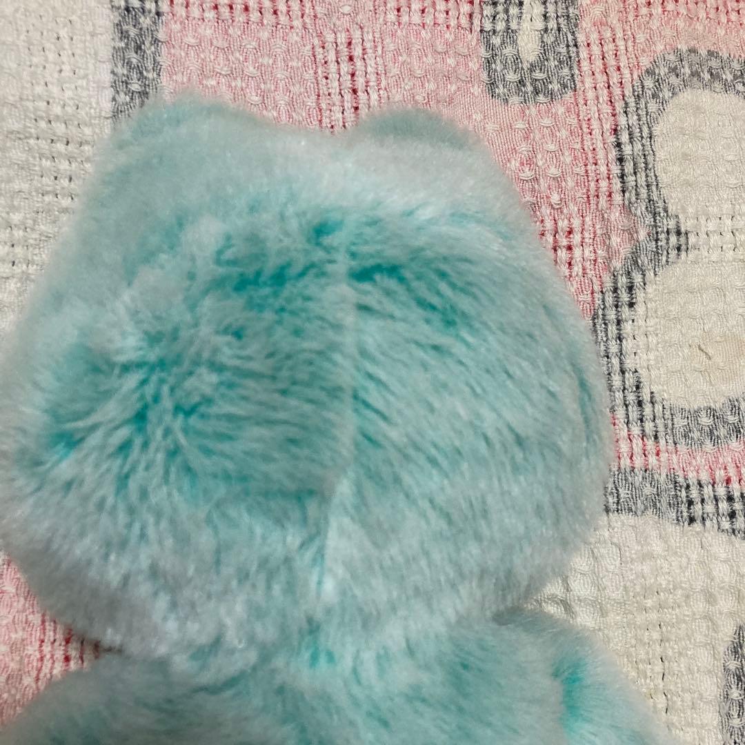 セキグチ　11ぴきのねこ　ぬいぐるみ　中古品　グリーン　毛足の長いタイプ