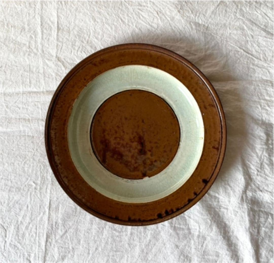 九谷焼初代滝口加全作 呉洲赤絵写茶碗 獅子赤絵鉢