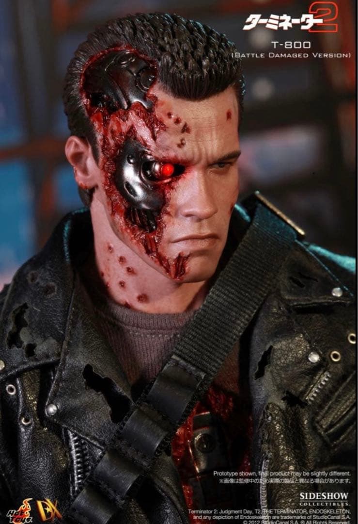 ホットトイズDX13　T-800 バトルダメージ版　1/6 開封未使用美品