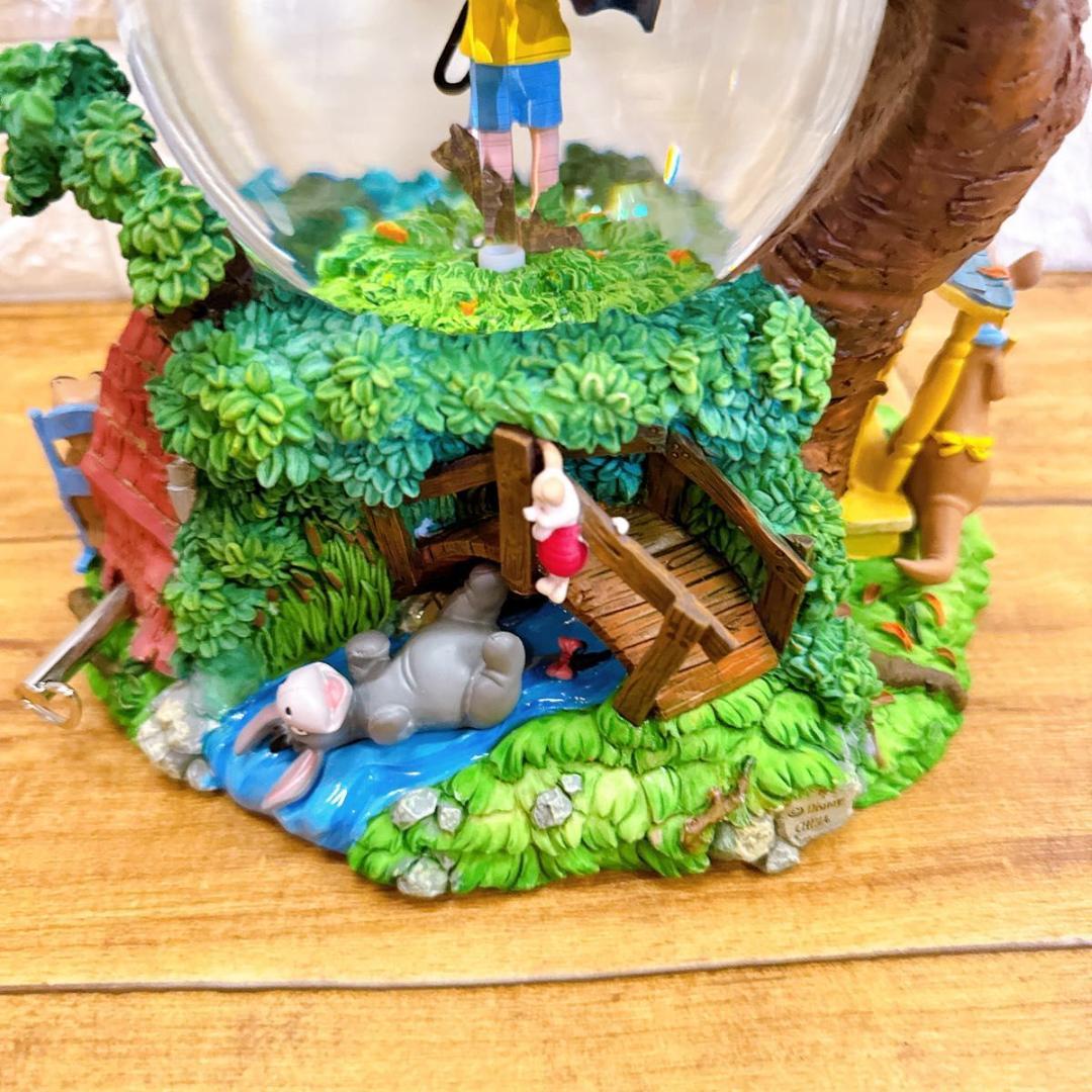 【廃盤品】くまのプーさん　ディズニー スノードーム オルゴール　ヴィンテージ