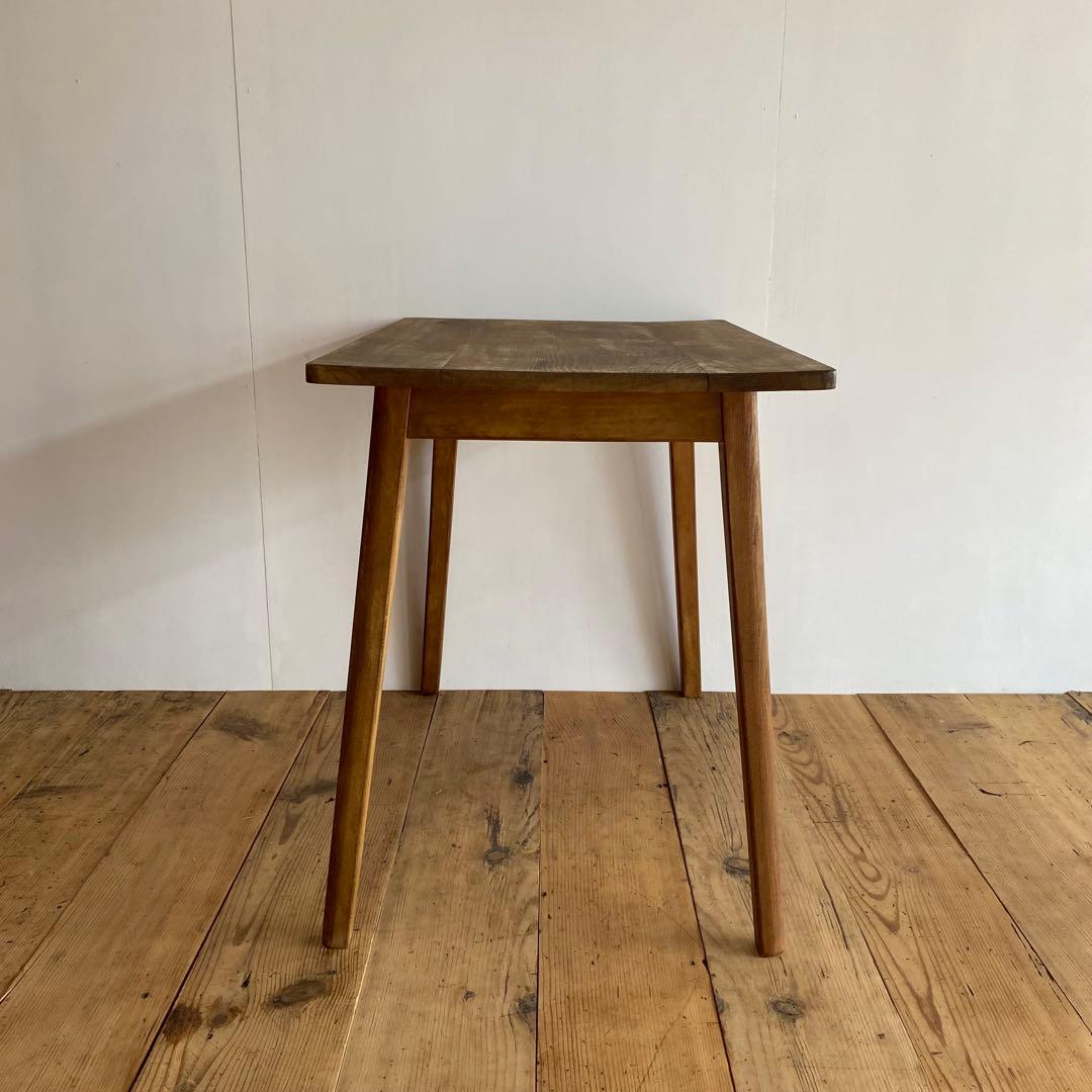 アンティーク テーブル 作業台 机 無垢材 シャビー z743