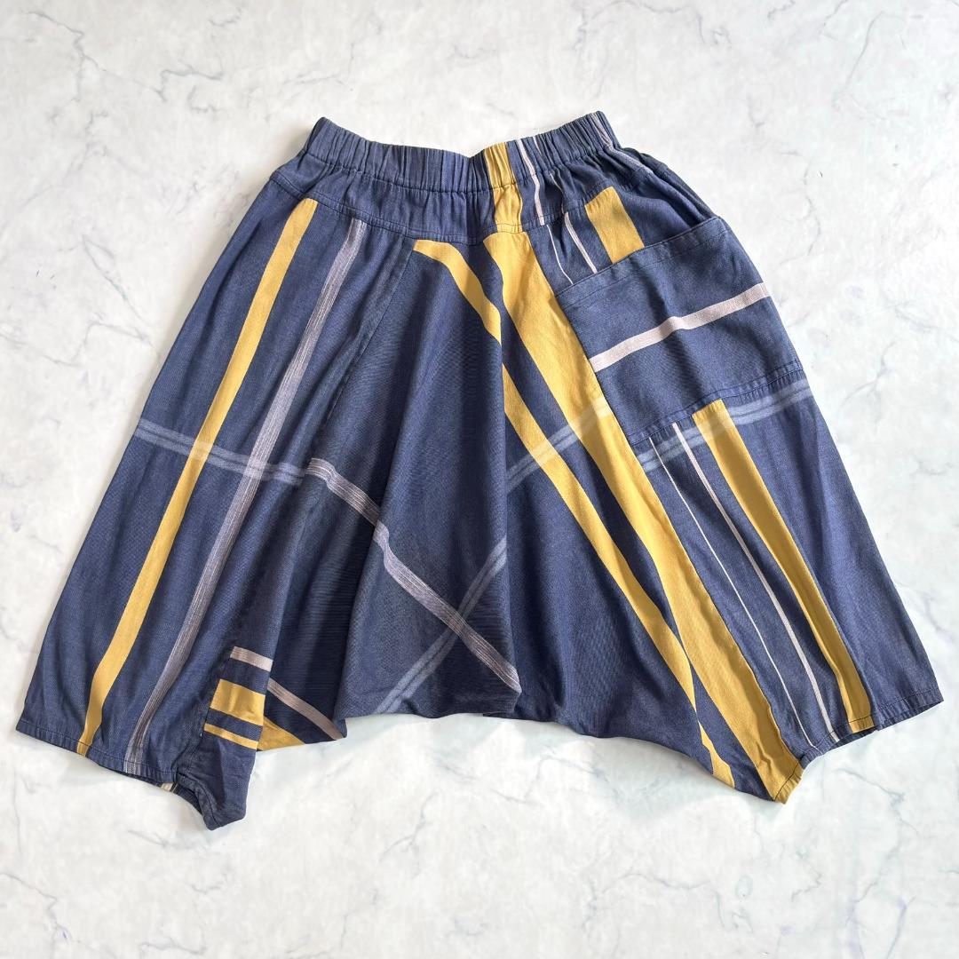 タマキニイメ サルエルパンツ タルンパンツ ネイビー系 rk7