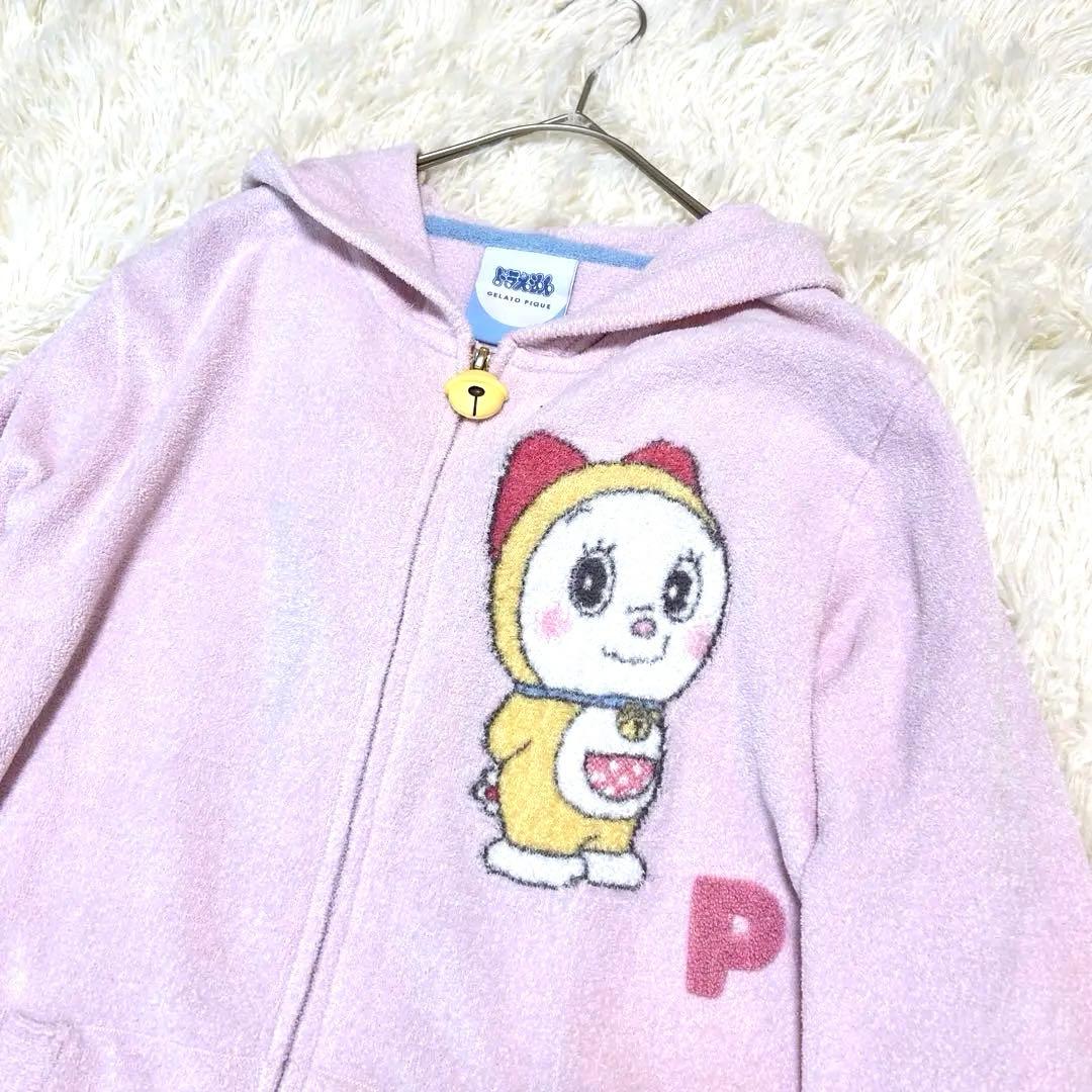 【美品】gelato pique ドラミちゃん　ジャガードパーカー　ジェラピケ