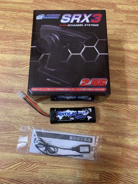 SRX3 2.4G 電動カー用プロポセット [SR-00319] super rajikonスーパー