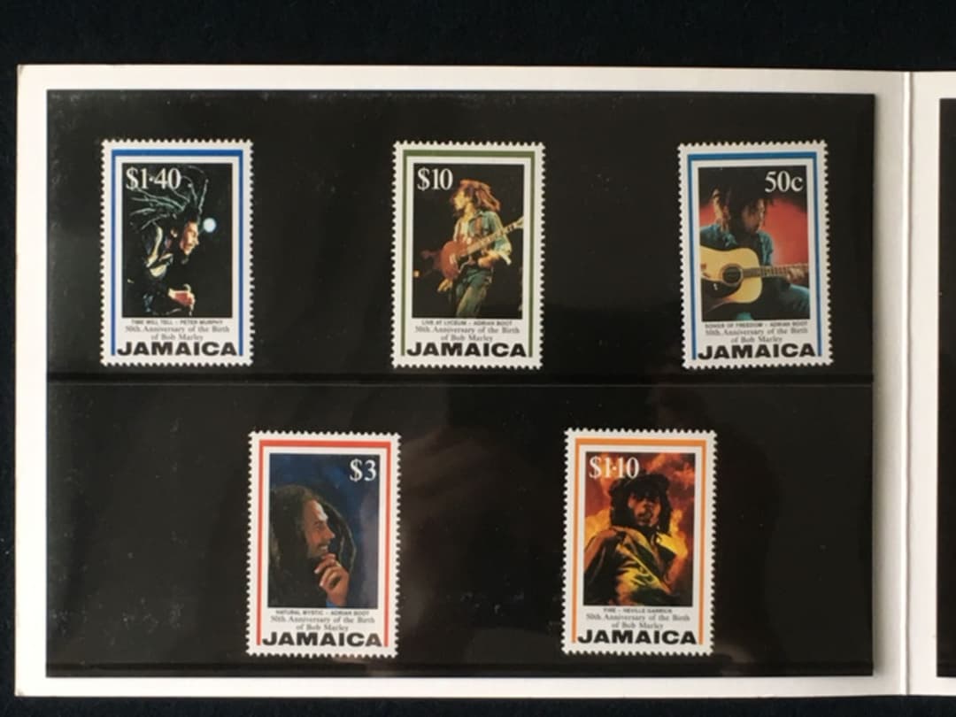 ボブ・マーリー 生誕50周年記念切手 Bob Marley限定品