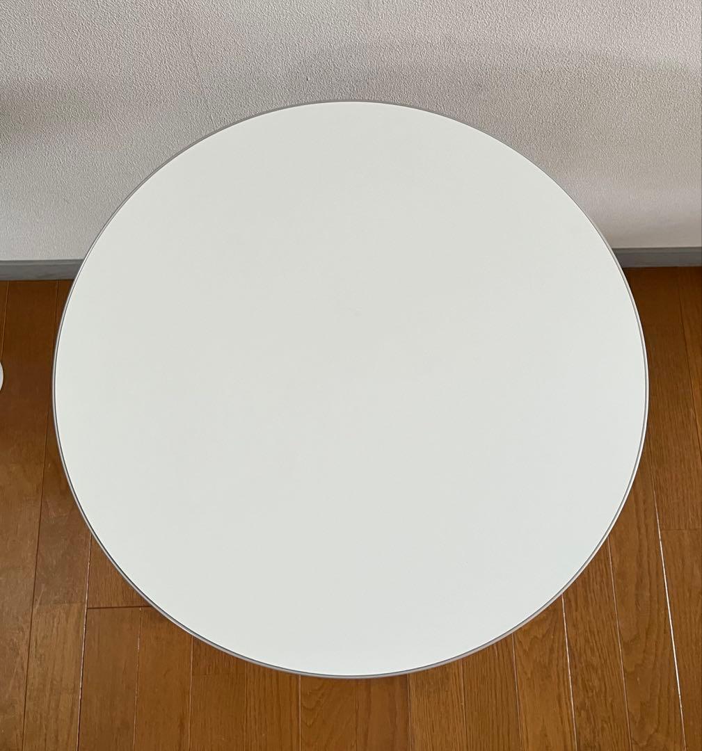 オカムラ Alt Cafeサイドテーブル シンプルモダン ミニデスク 美品 白